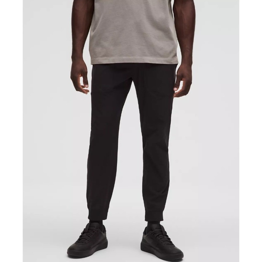 Lululemon ABC Warpstreme Jogger Pants Mens M Black Lounge Stretch Athletic $128